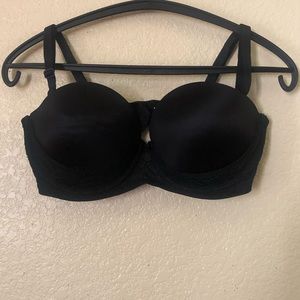 Auden Black 36C Push-Up Strapless Bra